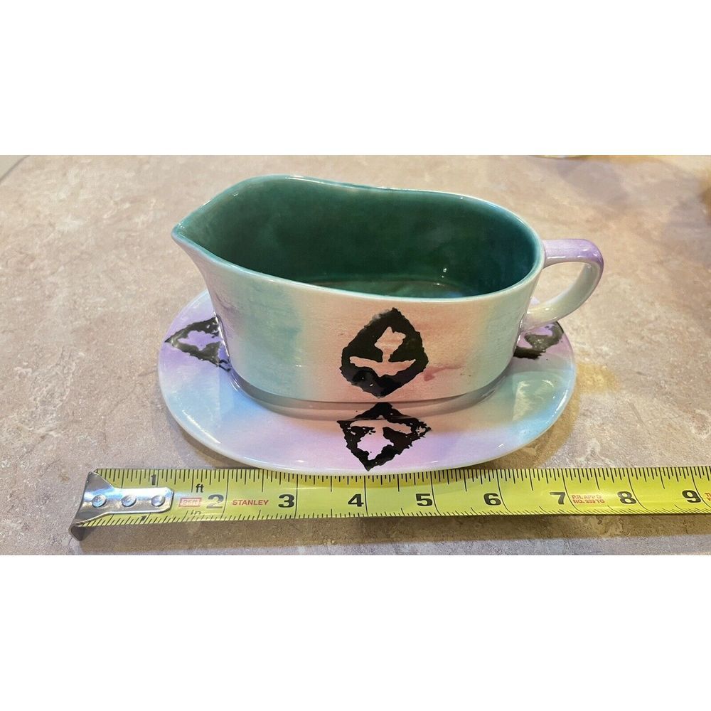 Bob Steiner  New Zealand Ceramics Gravy Boat‎ And Plate EIDO Collection EUC - Picture 13 of 16